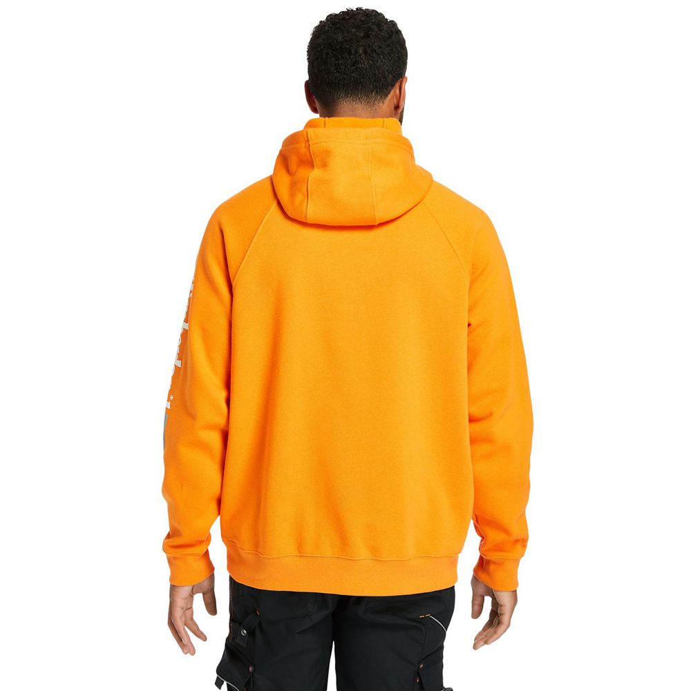 Timberland Mens Sweatshirts PRO® Hood Honcho Sport Hoodie - Orange - India FR8476513